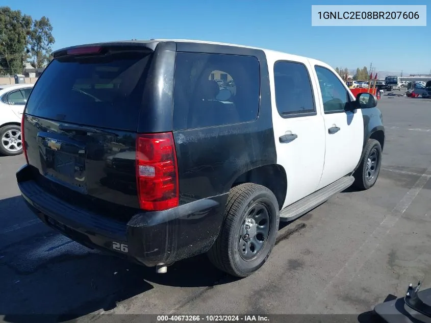 2011 Chevrolet Tahoe Commercial Fleet VIN: 1GNLC2E08BR207606 Lot: 40673266