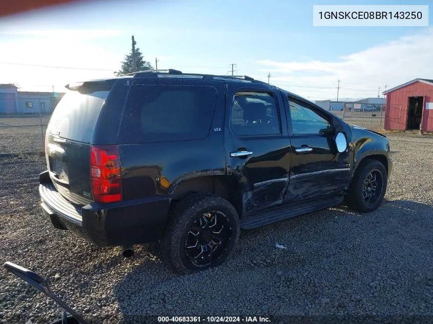 2011 Chevrolet Tahoe Ltz VIN: 1GNSKCE08BR143250 Lot: 40683361