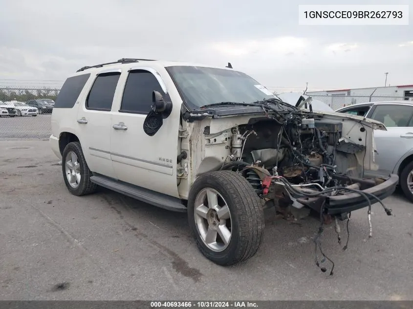 2011 Chevrolet Tahoe Ltz VIN: 1GNSCCE09BR262793 Lot: 40693466