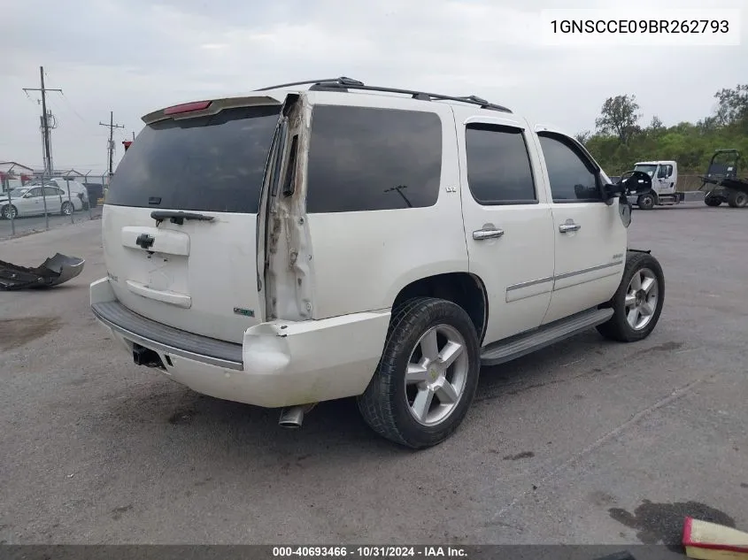 2011 Chevrolet Tahoe Ltz VIN: 1GNSCCE09BR262793 Lot: 40693466