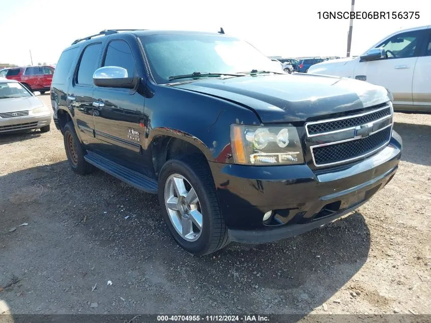 2011 Chevrolet Tahoe Lt VIN: 1GNSCBE06BR156375 Lot: 40704955