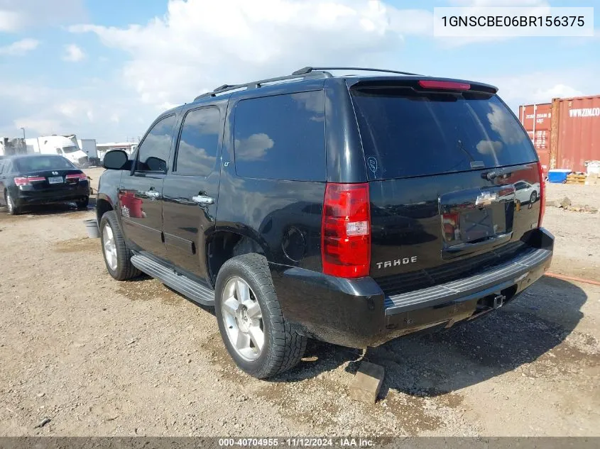 2011 Chevrolet Tahoe Lt VIN: 1GNSCBE06BR156375 Lot: 40704955