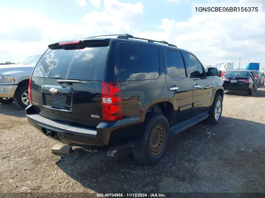 2011 Chevrolet Tahoe Lt VIN: 1GNSCBE06BR156375 Lot: 40704955