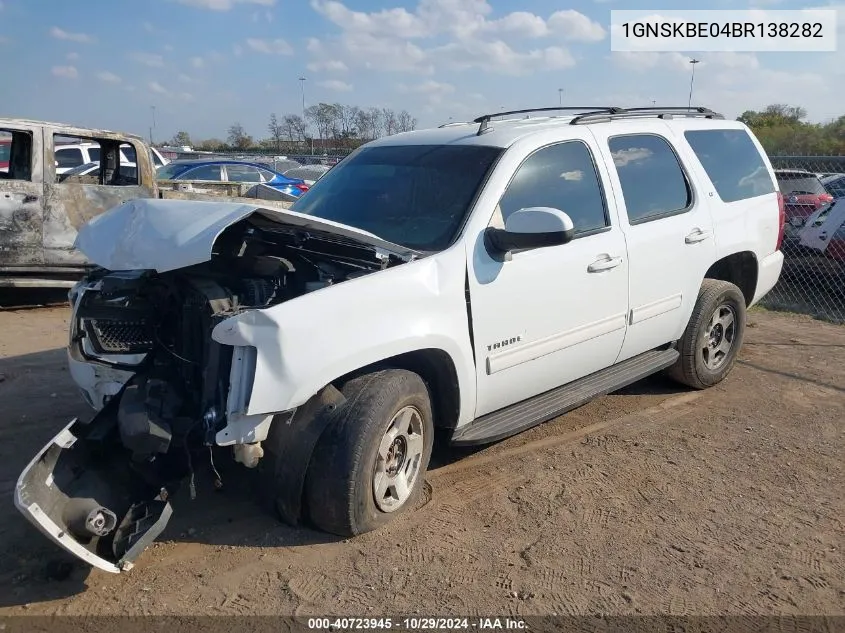 2011 Chevrolet Tahoe Lt VIN: 1GNSKBE04BR138282 Lot: 40723945