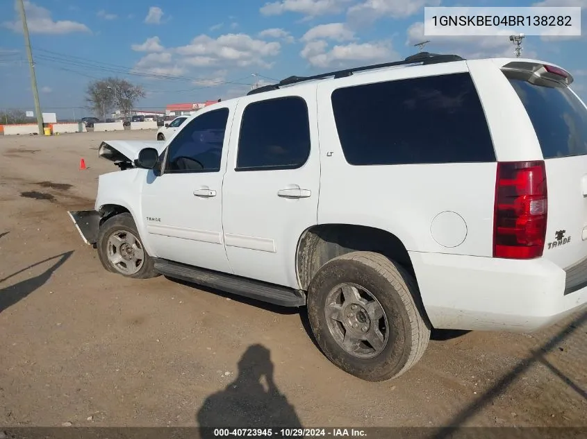 2011 Chevrolet Tahoe Lt VIN: 1GNSKBE04BR138282 Lot: 40723945