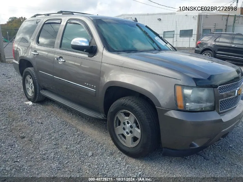 2011 Chevrolet Tahoe Ltz VIN: 1GNSKCE02BR272598 Lot: 40729211