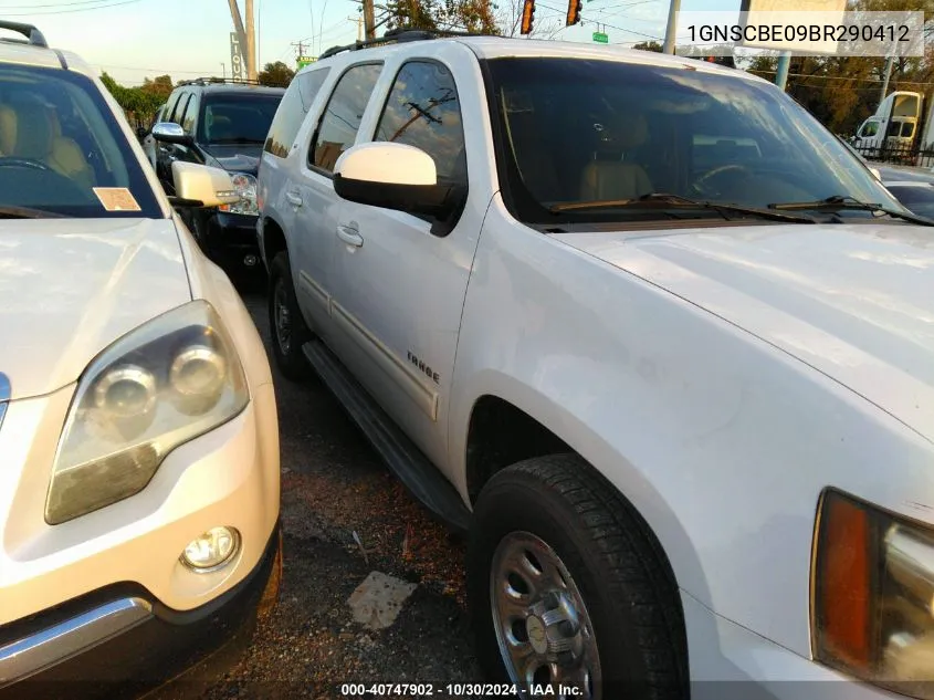 2011 Chevrolet Tahoe Lt VIN: 1GNSCBE09BR290412 Lot: 40747902