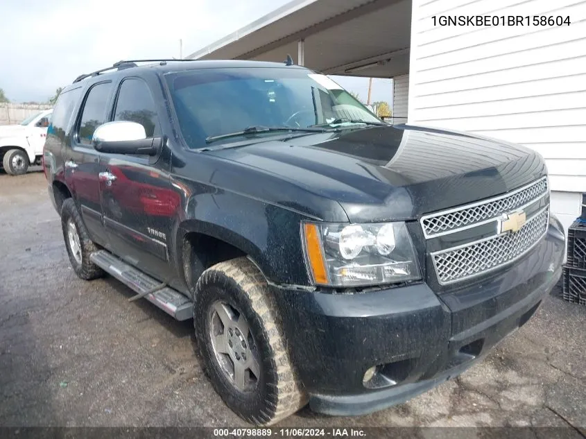 2011 Chevrolet Tahoe Lt VIN: 1GNSKBE01BR158604 Lot: 40798889