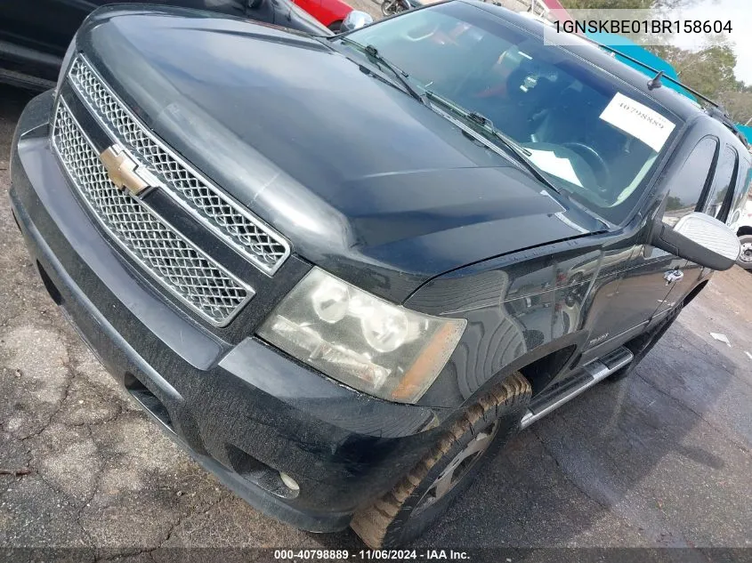 2011 Chevrolet Tahoe Lt VIN: 1GNSKBE01BR158604 Lot: 40798889