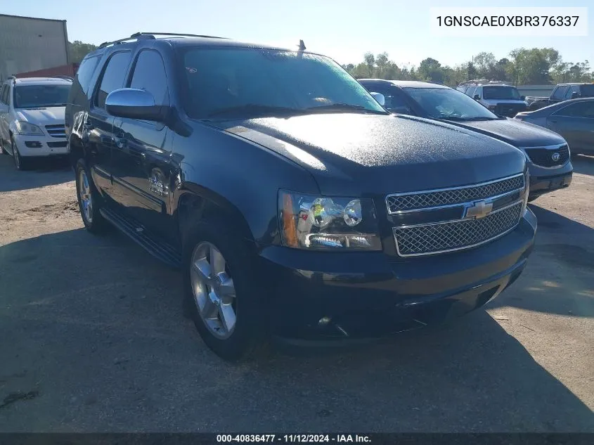 2011 Chevrolet Tahoe Ls VIN: 1GNSCAE0XBR376337 Lot: 40836477