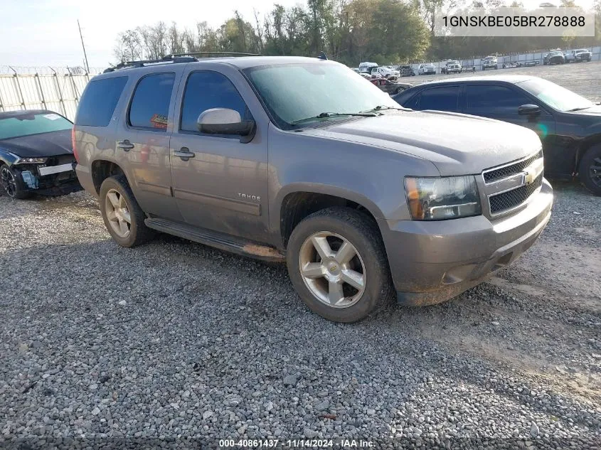 2011 Chevrolet Tahoe Lt VIN: 1GNSKBE05BR278888 Lot: 40861437