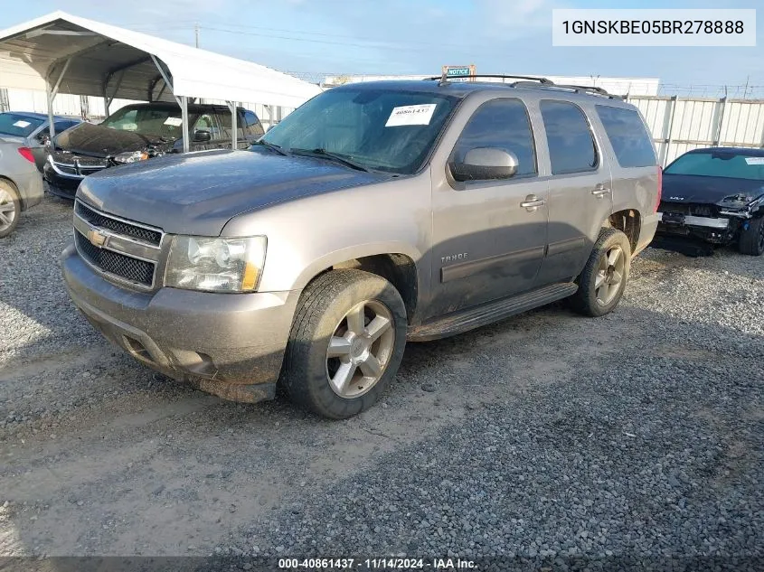 2011 Chevrolet Tahoe Lt VIN: 1GNSKBE05BR278888 Lot: 40861437