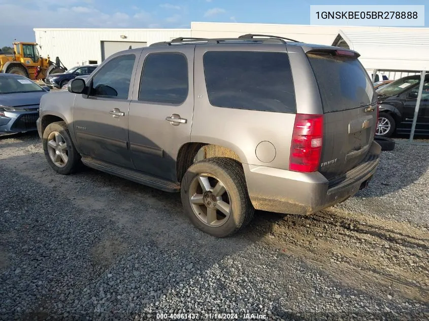 2011 Chevrolet Tahoe Lt VIN: 1GNSKBE05BR278888 Lot: 40861437