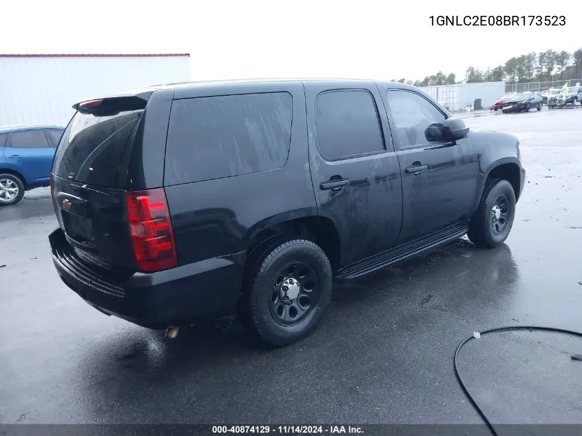 2011 Chevrolet Tahoe Commercial Fleet VIN: 1GNLC2E08BR173523 Lot: 40874129