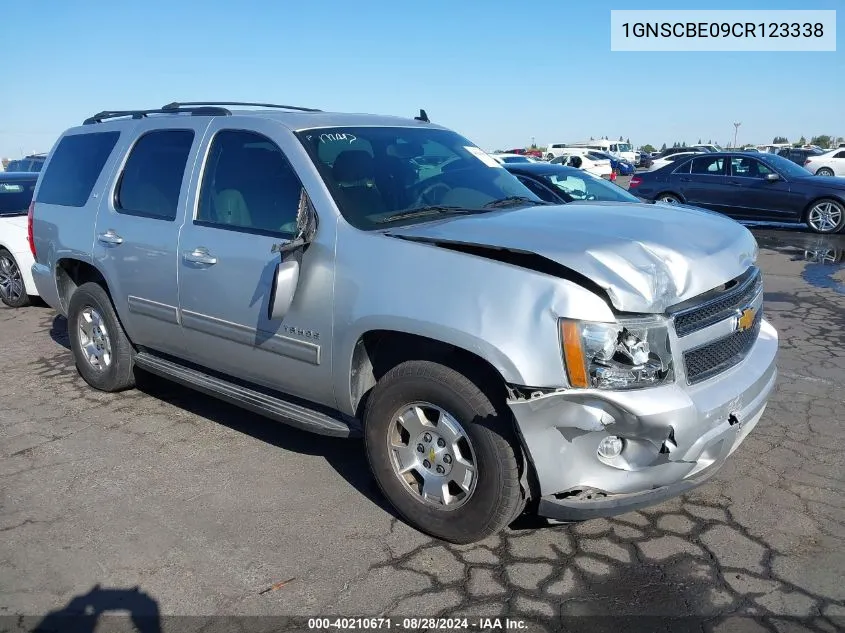 2012 Chevrolet Tahoe Lt VIN: 1GNSCBE09CR123338 Lot: 40210671