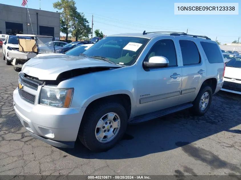 2012 Chevrolet Tahoe Lt VIN: 1GNSCBE09CR123338 Lot: 40210671