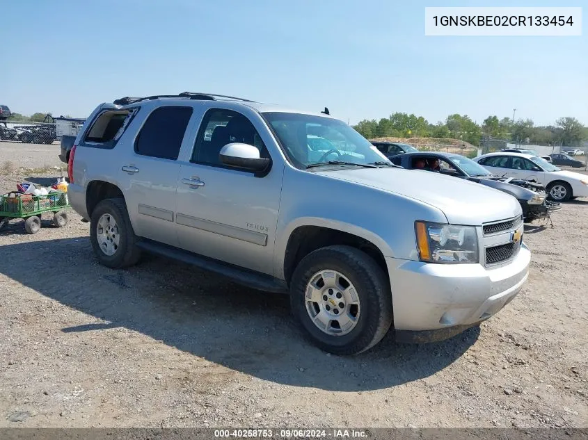 2012 Chevrolet Tahoe Lt VIN: 1GNSKBE02CR133454 Lot: 40258753