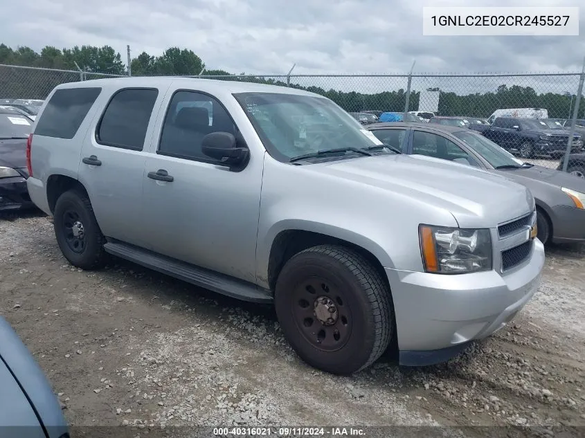 1GNLC2E02CR245527 2012 Chevrolet Tahoe Police