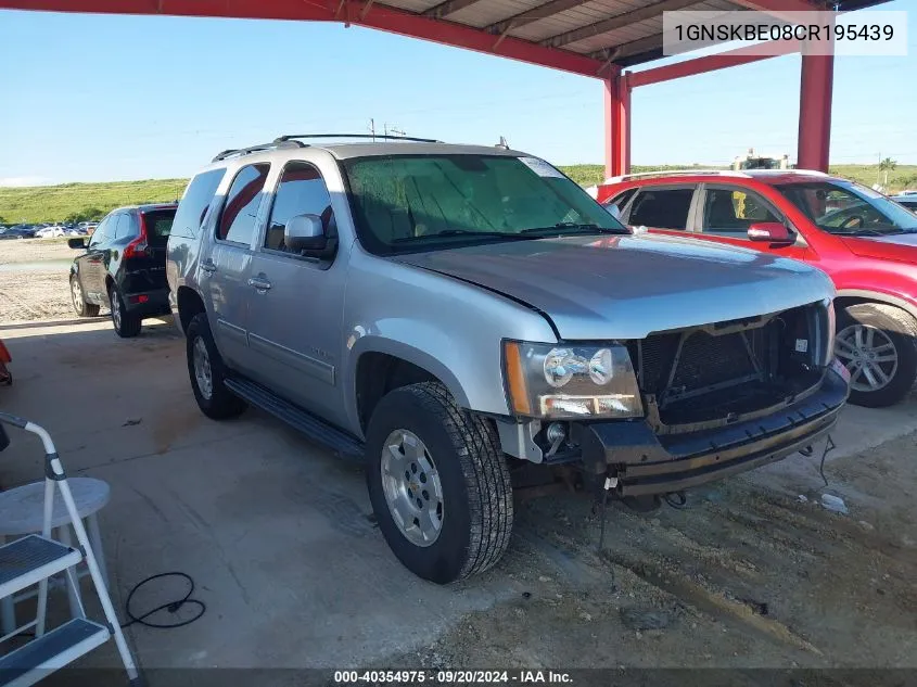 2012 Chevrolet Tahoe Lt VIN: 1GNSKBE08CR195439 Lot: 40354975