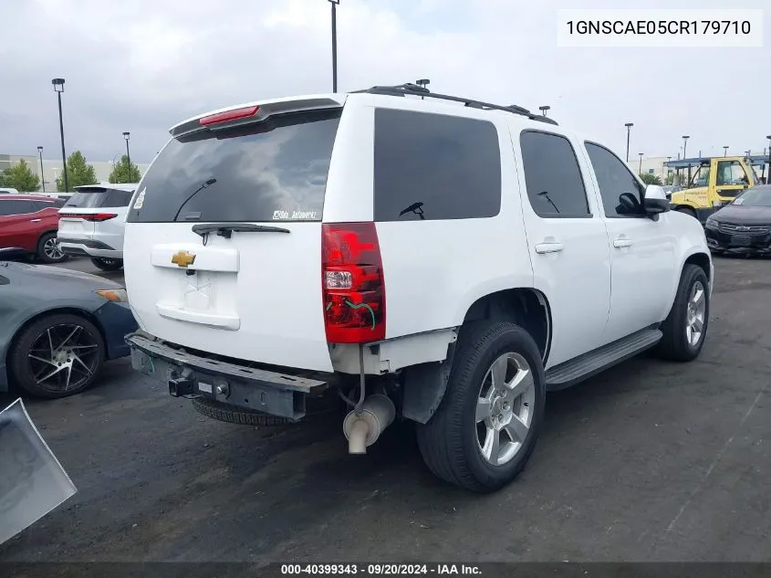 2012 Chevrolet Tahoe Ls VIN: 1GNSCAE05CR179710 Lot: 40399343