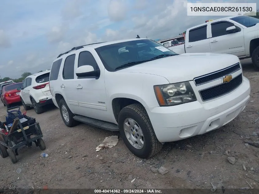 2012 Chevrolet Tahoe C1500 Ls VIN: 1GNSCAE08CR261530 Lot: 40414362