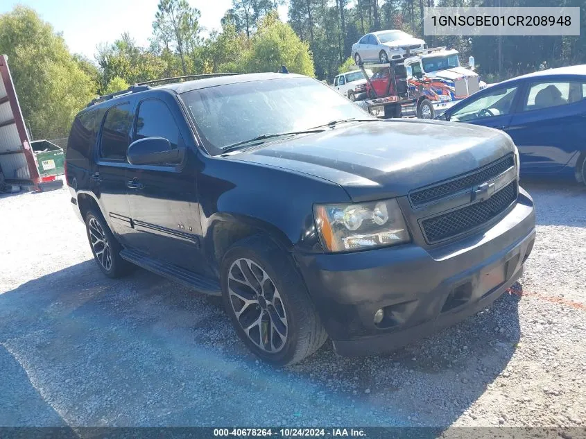 2012 Chevrolet Tahoe Lt VIN: 1GNSCBE01CR208948 Lot: 40678264