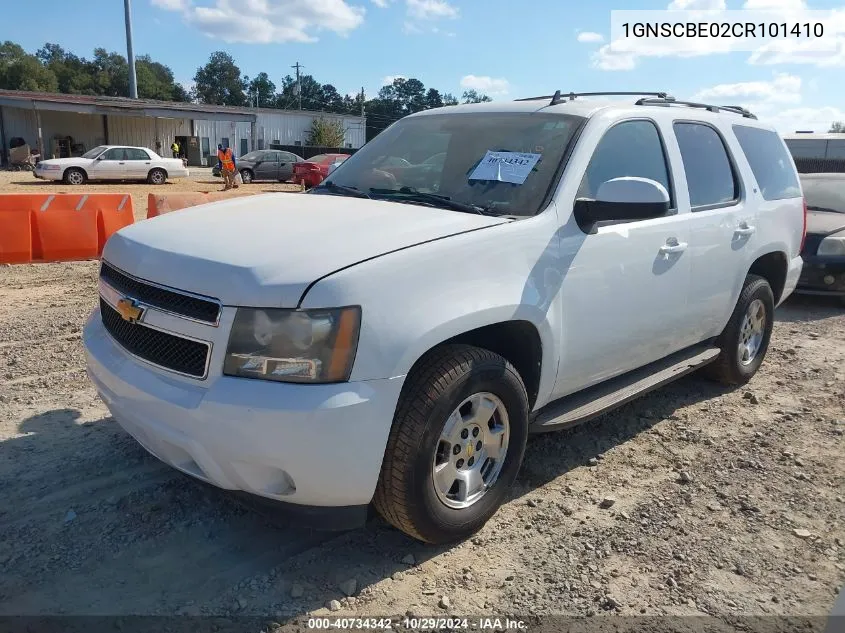 2012 Chevrolet Tahoe Lt VIN: 1GNSCBE02CR101410 Lot: 40734342