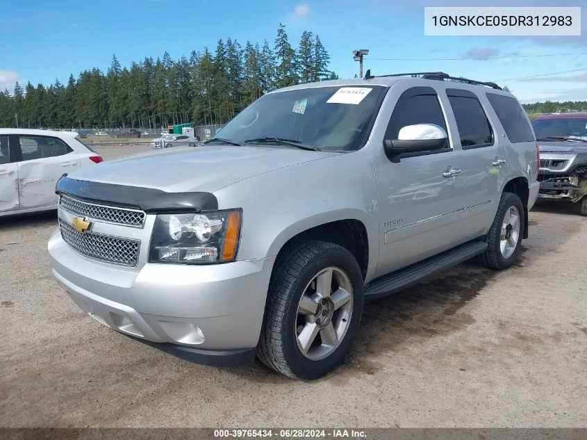 2013 Chevrolet Tahoe Ltz VIN: 1GNSKCE05DR312983 Lot: 39765434