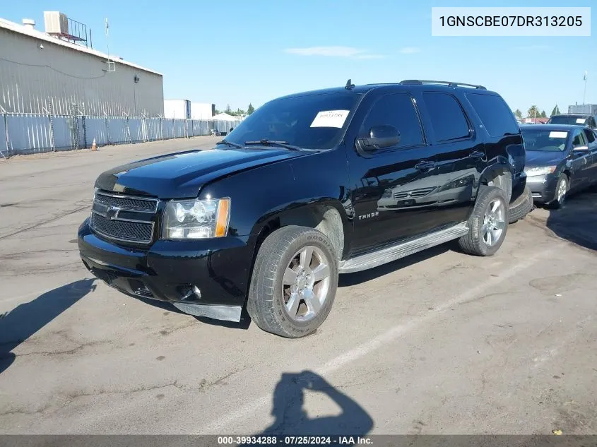 1GNSCBE07DR313205 2013 Chevrolet Tahoe Lt