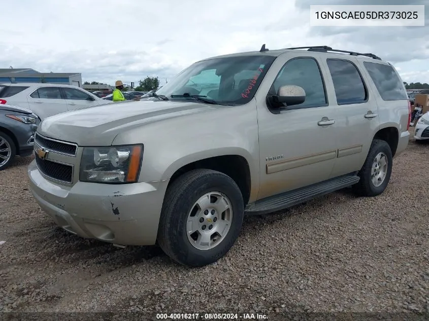 1GNSCAE05DR373025 2013 Chevrolet Tahoe Ls