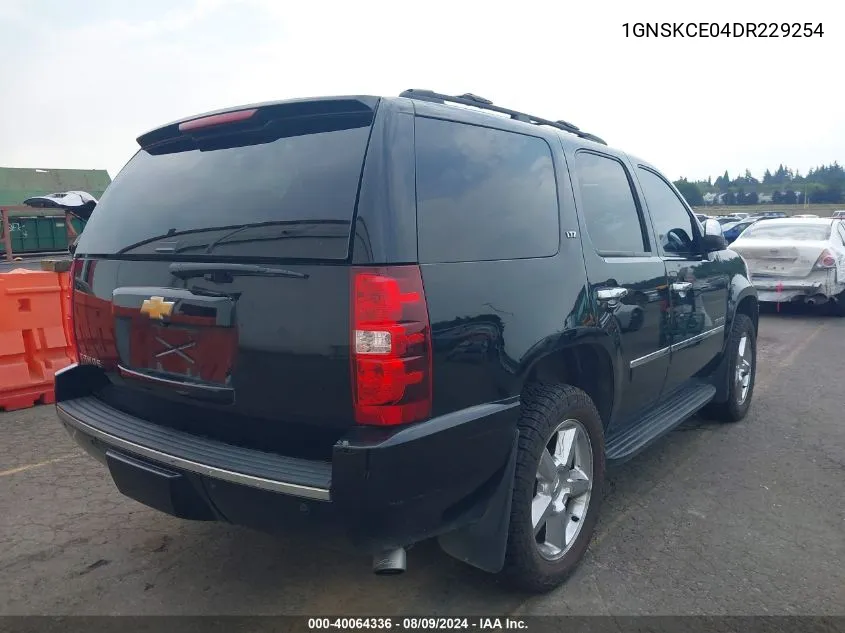 1GNSKCE04DR229254 2013 Chevrolet Tahoe Ltz