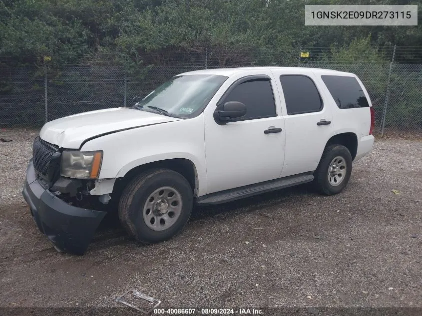 1GNSK2E09DR273115 2013 Chevrolet Tahoe Commercial Fleet