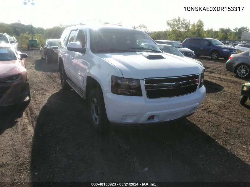 1GNSKAE0XDR153317 2013 Chevrolet Tahoe Ls