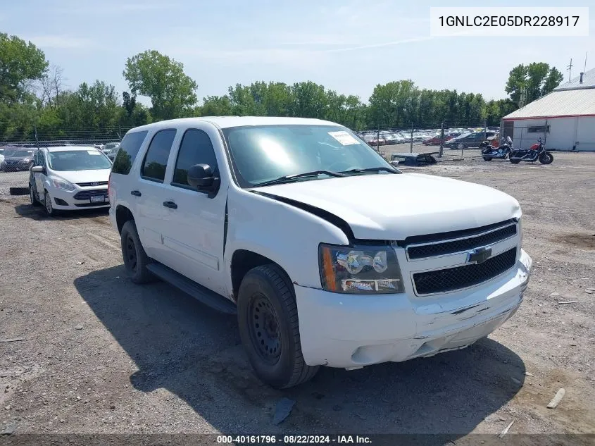 2013 Chevrolet Tahoe Commercial Fleet VIN: 1GNLC2E05DR228917 Lot: 40161796