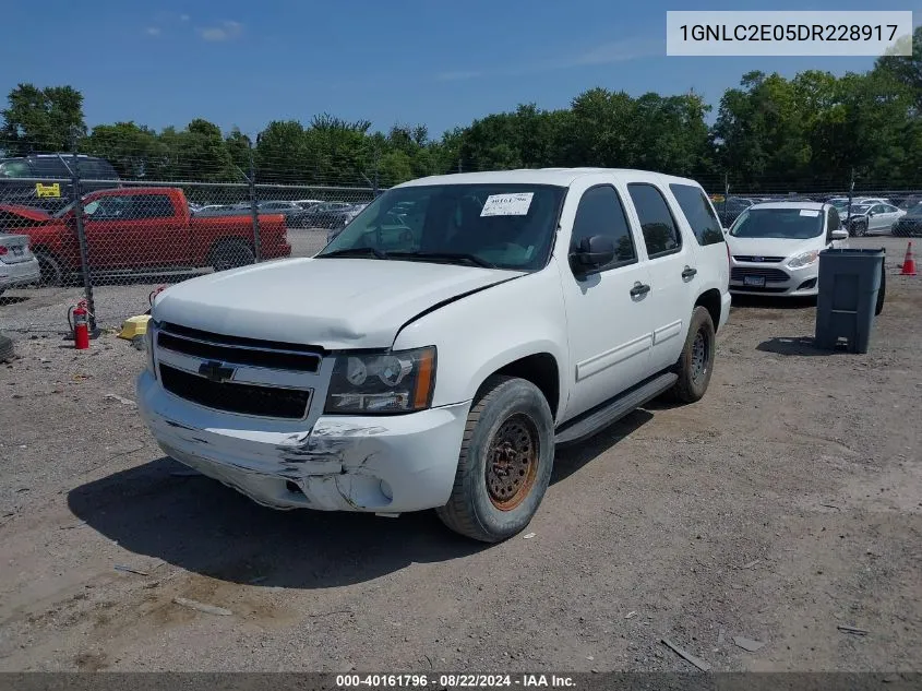 2013 Chevrolet Tahoe Commercial Fleet VIN: 1GNLC2E05DR228917 Lot: 40161796