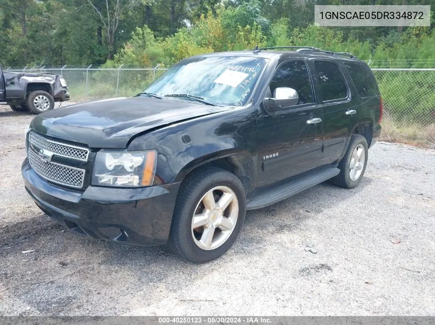 2013 Chevrolet Tahoe Ls VIN: 1GNSCAE05DR334872 Lot: 40250123