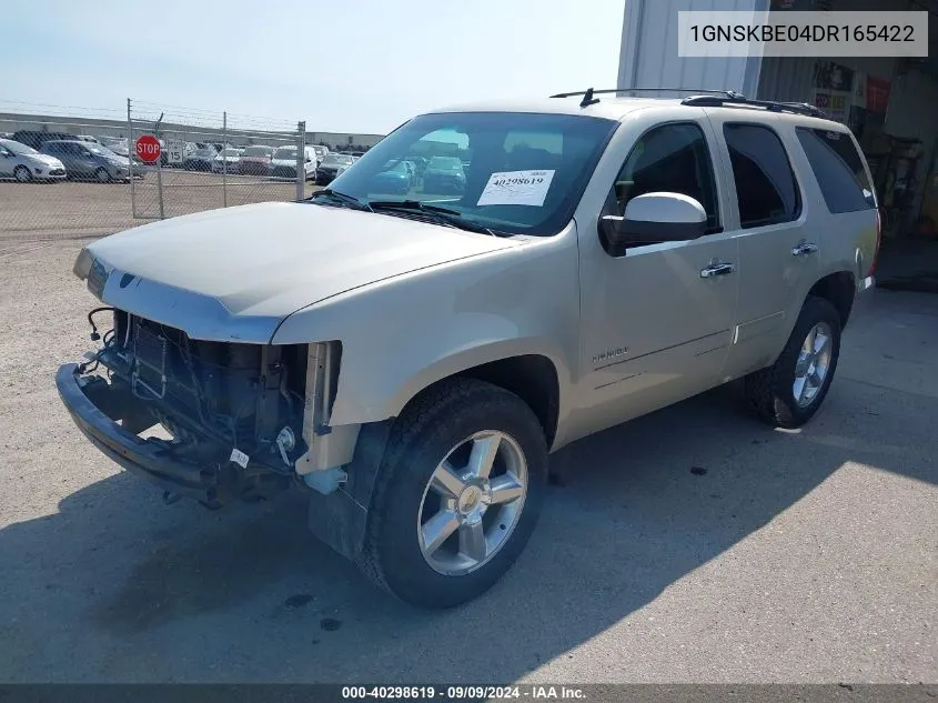 2013 Chevrolet Tahoe Lt VIN: 1GNSKBE04DR165422 Lot: 40298619