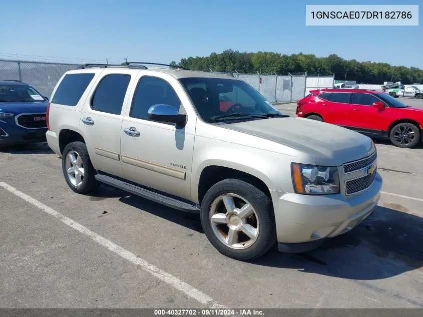 1GNSCAE07DR182786 2013 Chevrolet Tahoe Ls