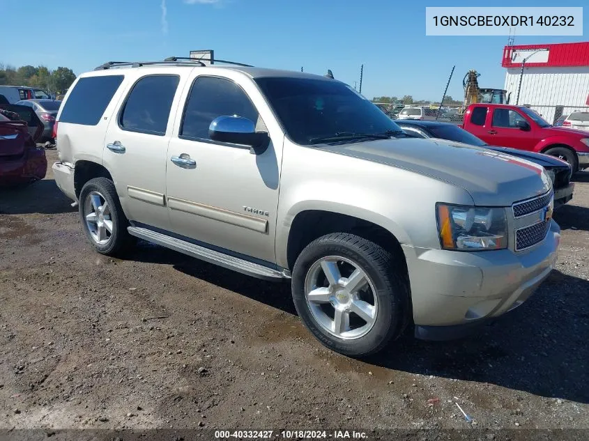 2013 Chevrolet Tahoe Lt VIN: 1GNSCBE0XDR140232 Lot: 40332427