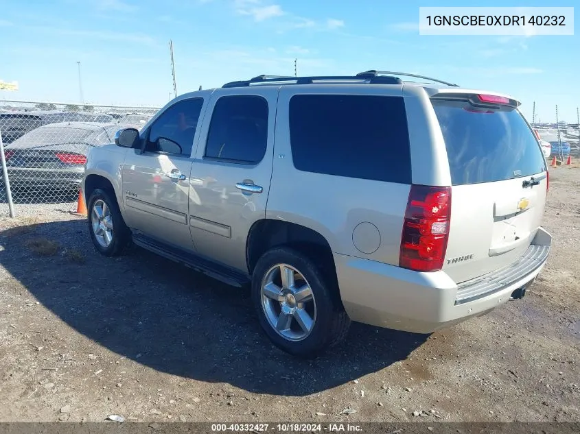 2013 Chevrolet Tahoe Lt VIN: 1GNSCBE0XDR140232 Lot: 40332427