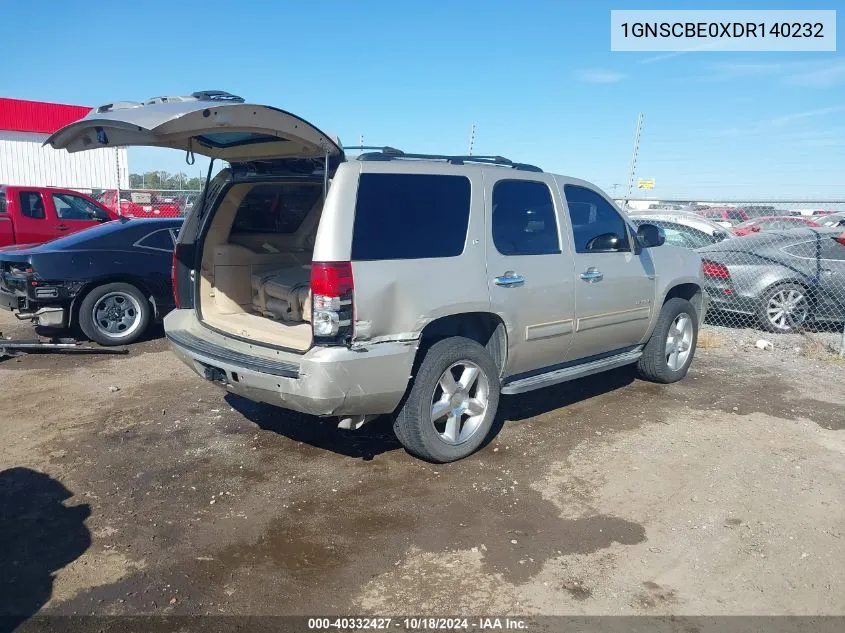 2013 Chevrolet Tahoe Lt VIN: 1GNSCBE0XDR140232 Lot: 40332427