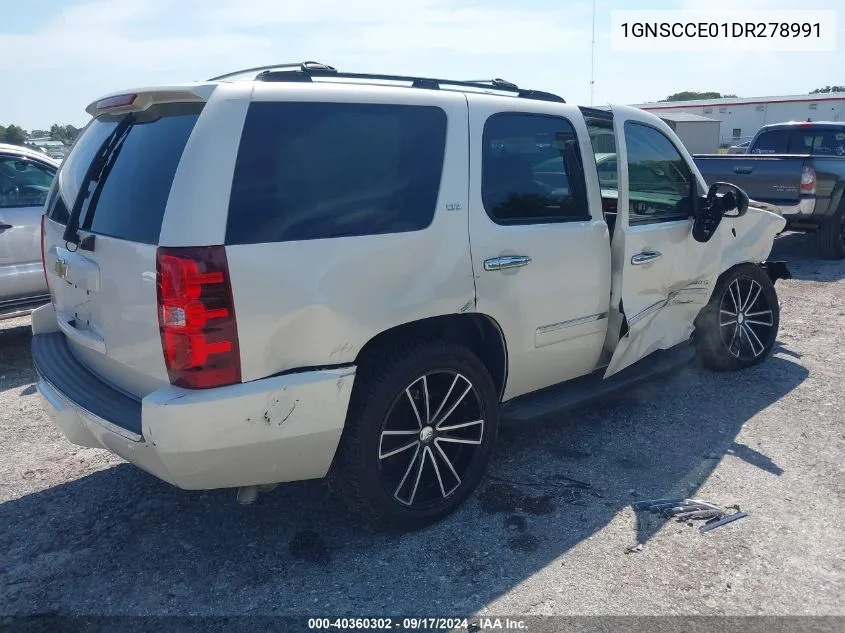 1GNSCCE01DR278991 2013 Chevrolet Tahoe Ltz