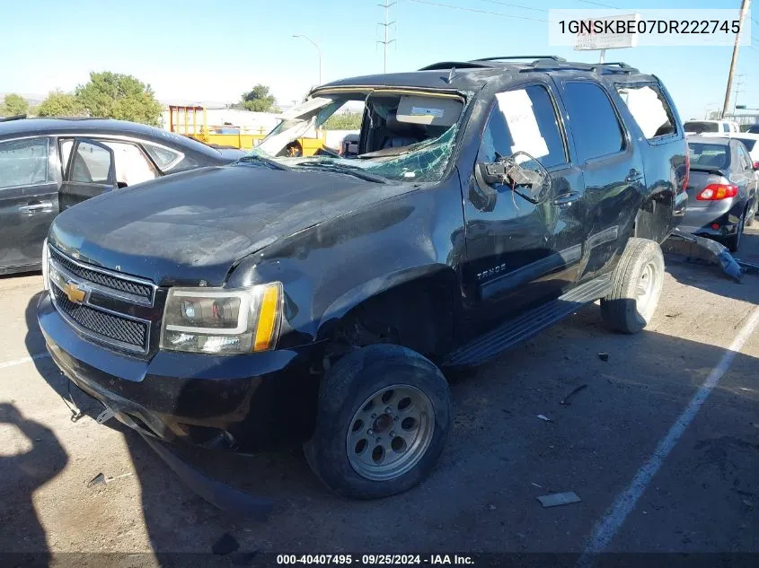 2013 Chevrolet Tahoe Lt VIN: 1GNSKBE07DR222745 Lot: 40407495