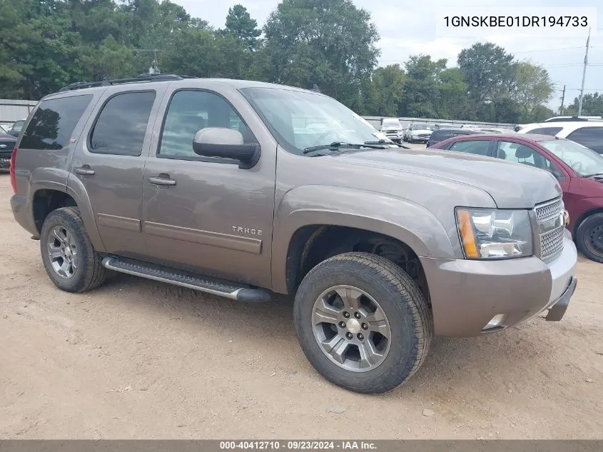 2013 Chevrolet Tahoe Lt VIN: 1GNSKBE01DR194733 Lot: 40412710