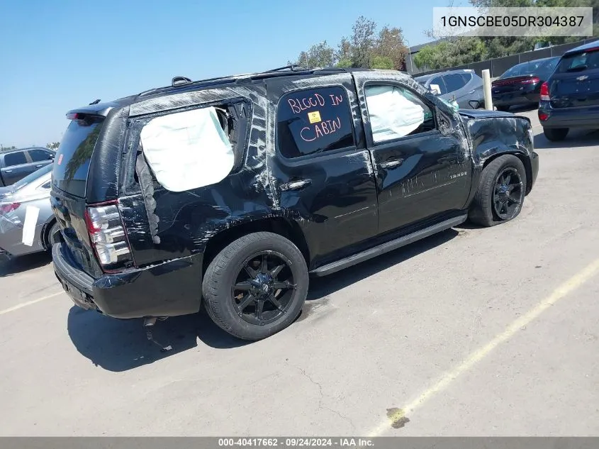 2013 Chevrolet Tahoe Lt VIN: 1GNSCBE05DR304387 Lot: 40417662