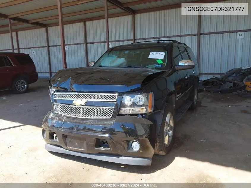 2013 Chevrolet Tahoe Ltz VIN: 1GNSCCE07DR321777 Lot: 40430236