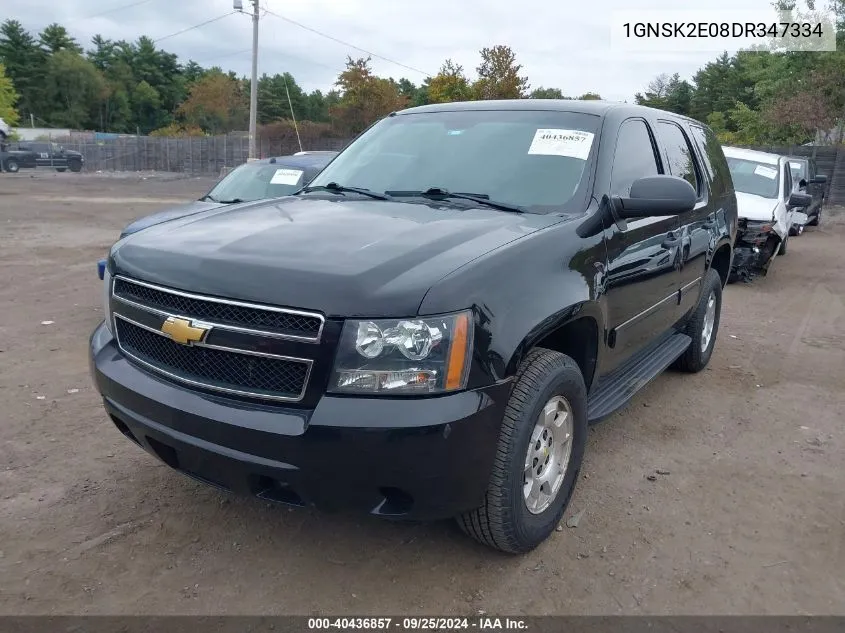 1GNSK2E08DR347334 2013 Chevrolet Tahoe Commercial Fleet