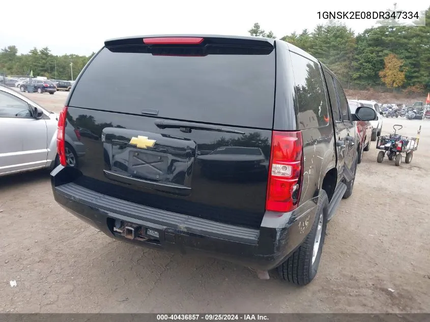 2013 Chevrolet Tahoe Commercial Fleet VIN: 1GNSK2E08DR347334 Lot: 40436857