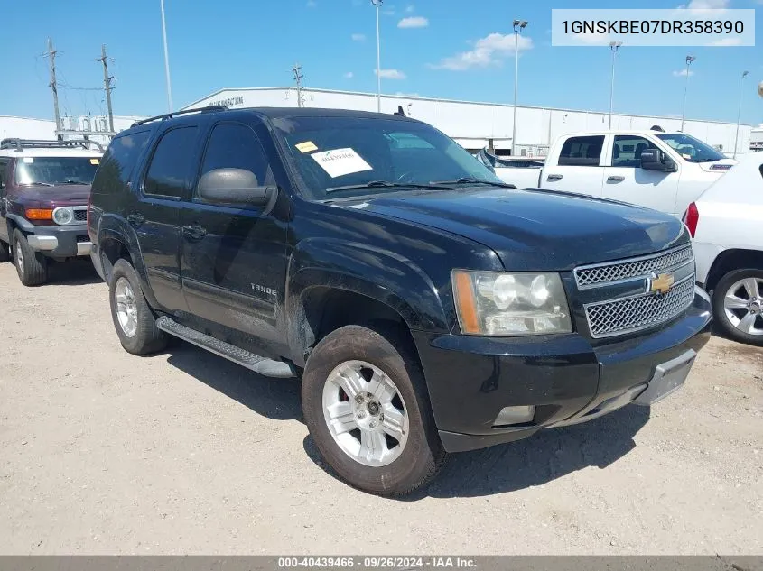 1GNSKBE07DR358390 2013 Chevrolet Tahoe Lt