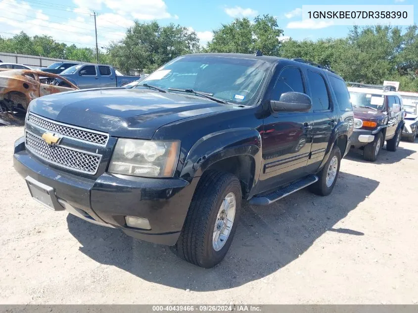 1GNSKBE07DR358390 2013 Chevrolet Tahoe Lt